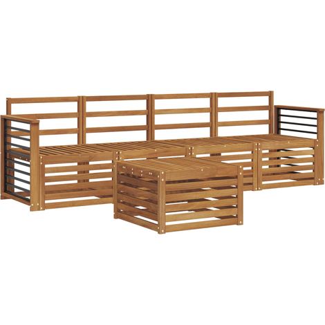 Set divani Naturale Legno di Acacia Massello (1/5)