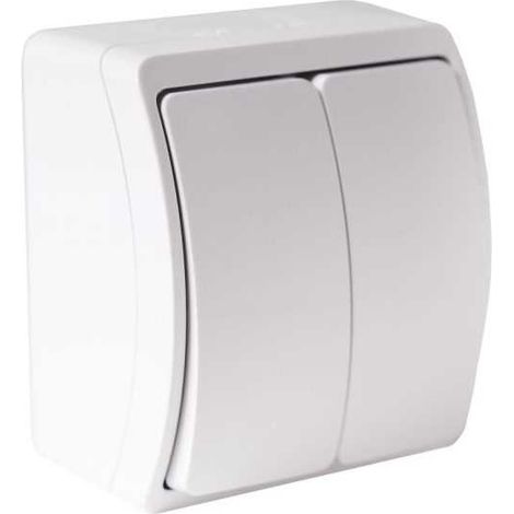 Interruptor de luz VW-2 Koala Candle IP44 blanco (1/2)