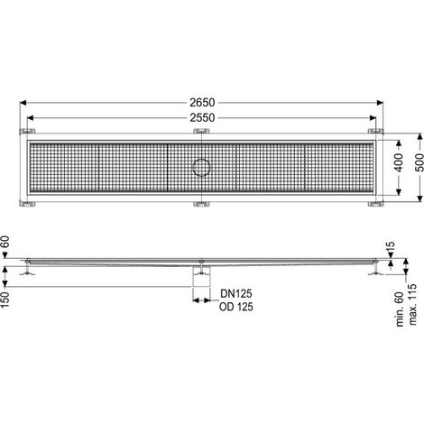 KESSEL 6040250 Goulotte Ferrofix