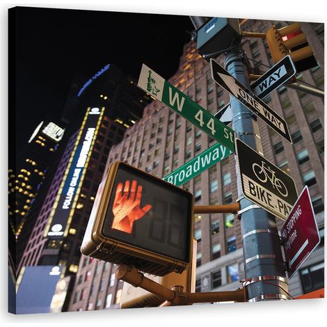 Tableau sur toile Ville de New York 60x60 (1/5)