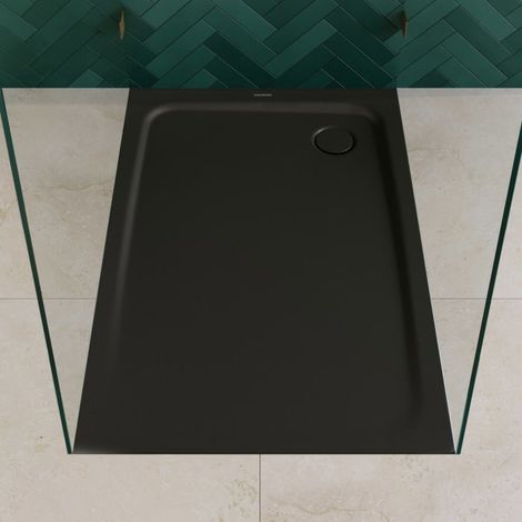 Kaldewei TEMPER Duschwanne 75 x 100 cm mit Invisibe Grip und Wannenträger extraflach (1/5)