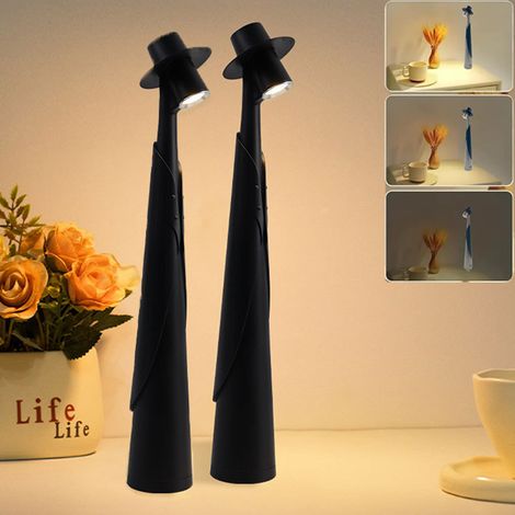 Lampe LED Multifonction Sans Fil 3 Intensités Luminosité Rechargeable Pour Jardin Chambre & Décoration Intérieure 2X (1/4)