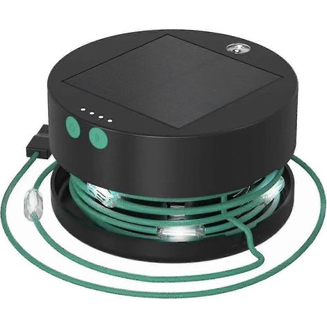 Luminaire solaire LED pour jardins, terrasses, allées, entrées de garage et espaces extérieurs, pour une installation extérieure sans raccordement permanent.-AquaForge (1/5)