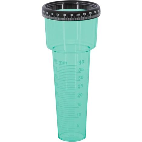 Regenmesser kerbl rain gauge Skala 1 mm l m² verstellbarer Ring