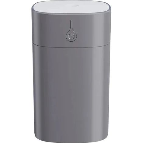Humidificateur USB (gris), humidificateur d'air silencieux pour chambre à coucher, appareil d'hydratation (1/4)
