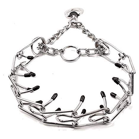 Collar de adiestramiento para perros con sistema antitirones de liberación rápida, collar ajustable de acero inoxidable, adecuado para perros pequeños, medianos y grandes (M 3,0 mm  50 cm)