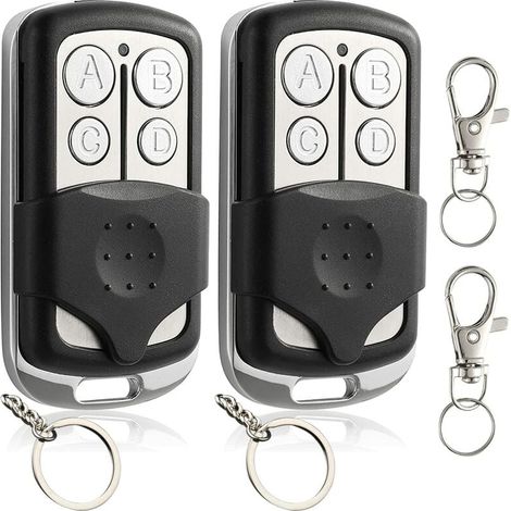 YMYNY Telecommande Universelle Portail 2 Pièces Telecommande Porte de Garage Telecommande Copieuse Bip Portail Universelle Duplicateur de Telecommande Voiture Télécommande Clonage à 4 Touches 433,92 M (1/4)