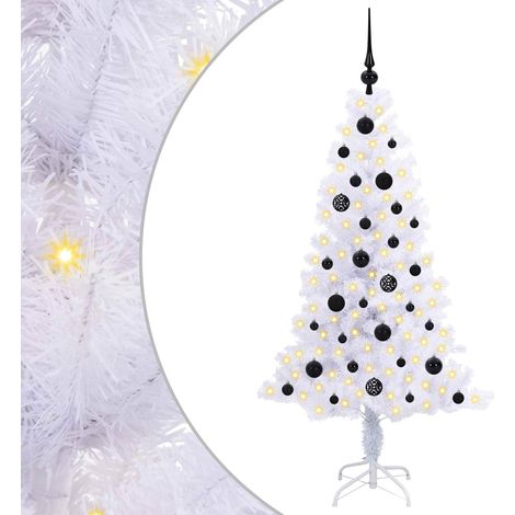 Árbol de Navidad artificial con 150 LED 150 cm PVC y Acero vidaXL