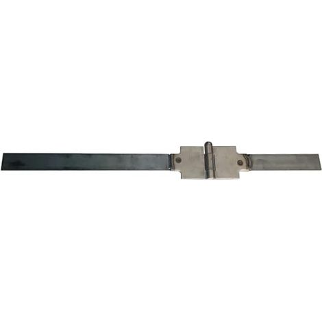 Charnière à souder Flèchisse à Brosse rallongée Ailes inégales 60 mm CSFBR0600