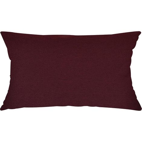 Ensemble de 3 coussins déco avec housse amovible 65x35 Nettuno - Bordeaux