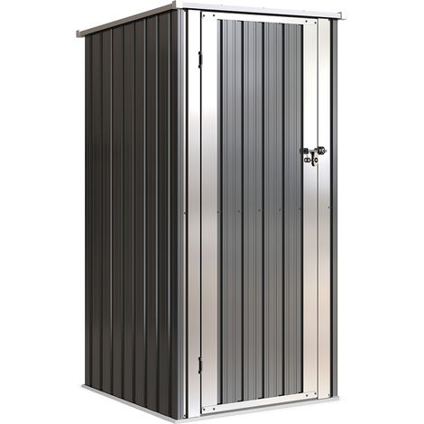 Abri de Jardin Padul Métal Résistant Étanche Gris Anthracite 0.69m²