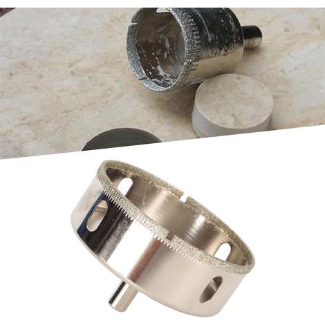 Foret à verre de 85 mm, outil pour percer les carreaux, foret pour percer les carreaux et le marbre, foret diamanté rond. (1/5)
