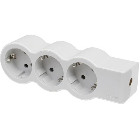 Base múltiple de 3 tomas sin cable 694573 de Legrand