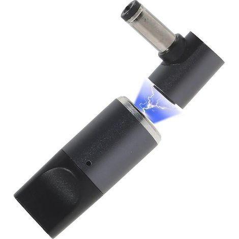 Câble de charge pour ordinateur portable 100 W, convertisseur magnétique Type-C vers 2,5/3,5/4,0/5,5 mm pour DC-5,5 x 2,1 mm (1/5)