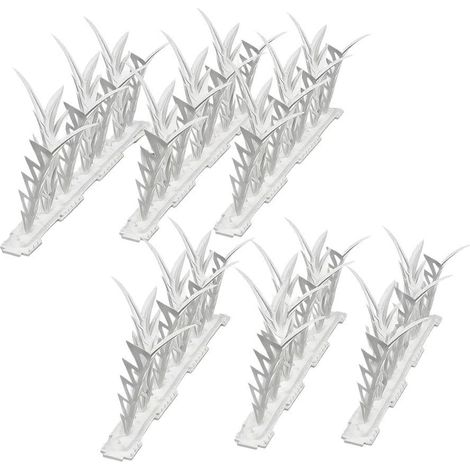 Piques Anti-Oiseaux Plastique Branches 6 Toit Piques Anti-Oiseaux  Design branche réaliste, dissuasion pour efficace, plastique HIPS pour robuste, discret, pour toit clôture (1/5)