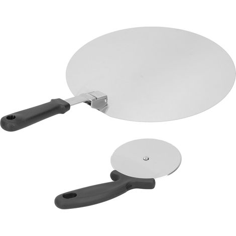 Pelle à Pizza en Acier Inoxydable 12 Pouces, Spatule Pliable pour Cuisson et Service
