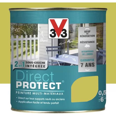 Peinture Glycéro Multi-matériaux V33 Direct Protect Lumière d'été 0,5 L (1/4)