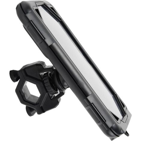 Support Téléphone pour Moto Étanche en Abs et Métal Angle Réglable, Compatible Téléphone Portable, pour Guidon de Moto et Véhicules Divers (1/5)