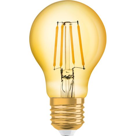 Osram Vintage 1906 LED E27 Poire Filament Dorée 4W 410lm - 824