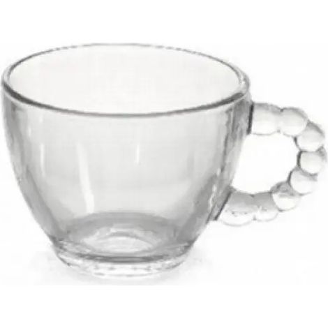 Set 6 tazzine caffe in vetro Pearls Aurea cc100