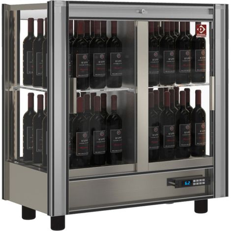 Vitrine réfrigérée à vins 216 litres traversante modulable - Diamond (1/2)