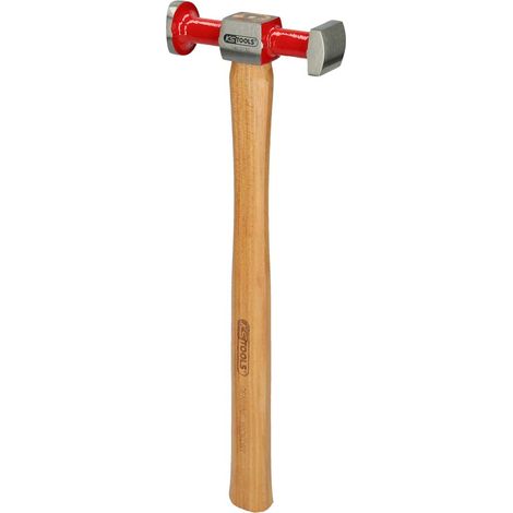 KS Tools 140.2130 Martello per Carrozzieri con Teste Convesse, Superficie di Lavoro Liscia, 325 mm