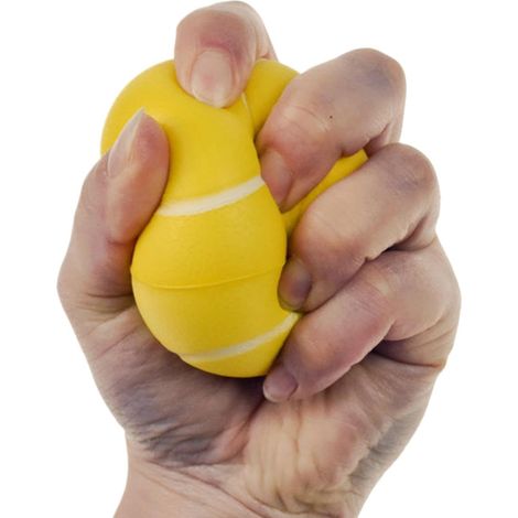 Balle d'entraînement pour la force de préhension, balle d'exercice pour les doigts Balle de compression pour les mains, appareil de musculation pour les mains et les doigts, pour tous les âges (femme (1/5)