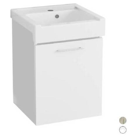 MOBILE LAVATOIO SOSPESO CON LAVABO IN CERAMICA 1 ANTA Misura: Olmo Montano - LxP 50x50 cm