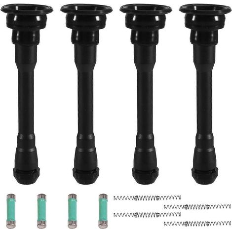 Stück Zündspulenpaket 22448-1KT0A mit Zündkerzenstecker 22448-JA00C für Nissan – Schwarz