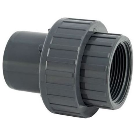 Raccord d'évacuation PVC pression mixte MF-F Ø50/40 – Diamètre réduit 1''1/2 – Pression maxi 10 bars – Connexion solide plomberie