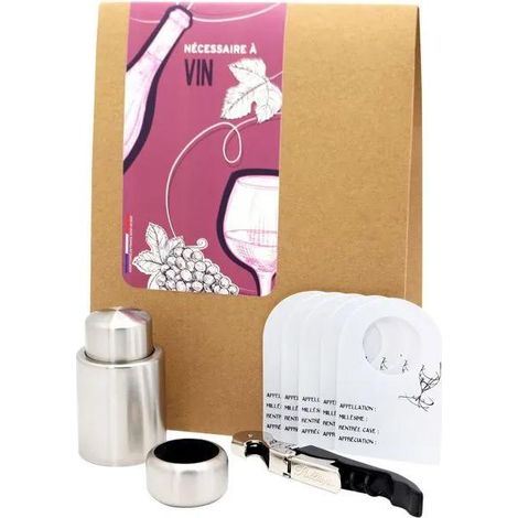 Chevalier-Diffusion Kit completo de accesorios para vino negro