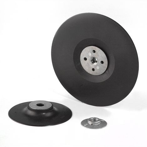Platorello standard per dischi fibrati PSF D.125 Liscio Rosver - Conf.1pz