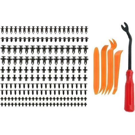 190 clips para coche, clips de remache de plástico para reparación de automóviles, clips de sujeción, sujetadores de remache de plástico, sujetadores de remache de plástico universales para paneles y 