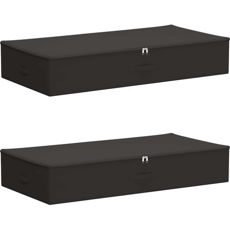 Caja de Almacenamiento 2 uds. Tejido no tejido 100 x 50 x 18 cm vidaXL