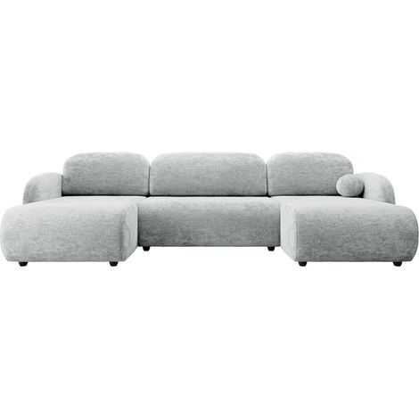 Canapé d'angle Columbus 250, Sereno 692, Fonction de couchage, Boîte de literie, 318x160x88cm, 0 (1/5)