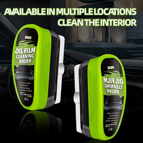Ölfilm-Reinigungsbürste 2.0 – Leistungsstarke Bürste zur Entfernung von Ölfilmen an Windschutzscheiben und Seitenscheiben – 150 ml -- DE (1/4)