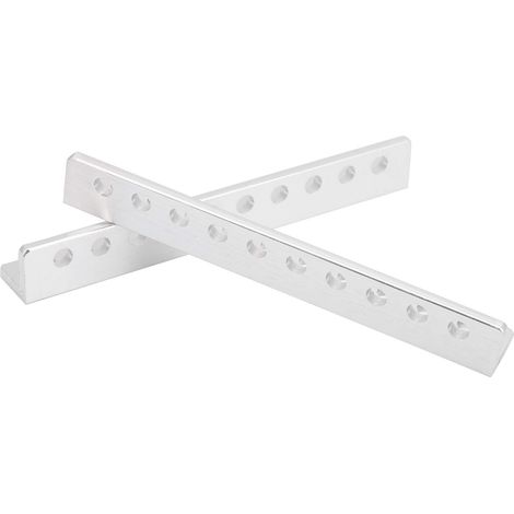 Poutre en L à 10 trous en aluminium 3103-0010-0088 Accessoire pour robot industriel 12x12x88mm (1/5)