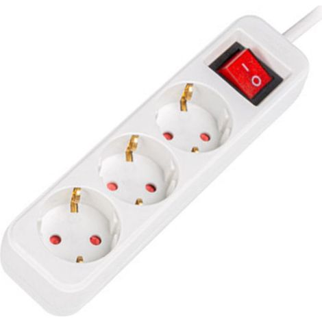 Multiprise PS1-03F-0150-W blanc 2500 W 1.5 m (1/4)