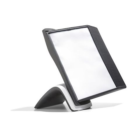 Durable Présentoir pour panneau transparent SHERPA STYLE TABLE 10 - 5855 noir DIN A4 Nombre de pochettes transparentes (1/5)