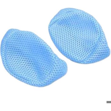 Lot 2 filets protection filtrat pour spas, cartouches filtrantes bleues 10.5x6.8cm pièces rechange (1/4)