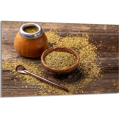 Glas-Herdplattenschutz 80x52 Yerba (1/5)