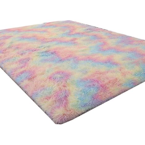 Tapis Shaggy - 160 x 230 cm - Poils Longs Antidérapants pour Salon Chambre Canapé - Décoratif Isolant Acoustique Thermique - 1 Pièce