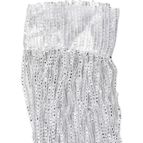 Rideau de porte à pompons, rideau de porte à fils, rideau de porte à fils brillants, cloison de fenêtre, rideau de fenêtre avec panneau décoratif de séparation à pompons, adapté à la maison, au mariag (1/4)