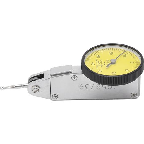 Comparateur à cadran 0 mm 40 mm 0 mm Plage de mesure 0,01 mm Précision Comparateur à cadran jaune précis (1/5)