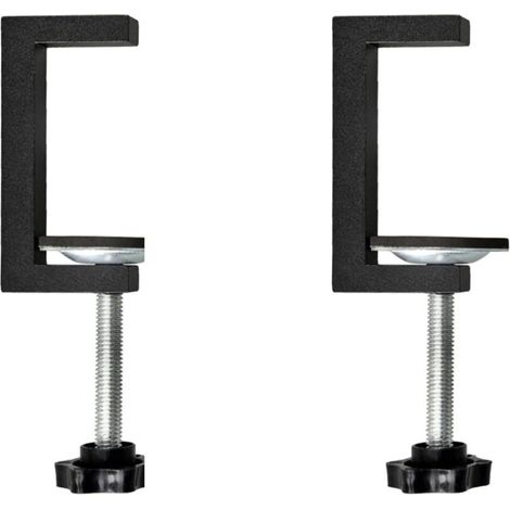Set mit 2 G-Klemmen für die Holzbearbeitung, verstellbare Schraube, kleine Universal-Tischklemmen, Holzbearbeitungsklemmen, Mini-Stangenzwingen für Schreinerprojekte