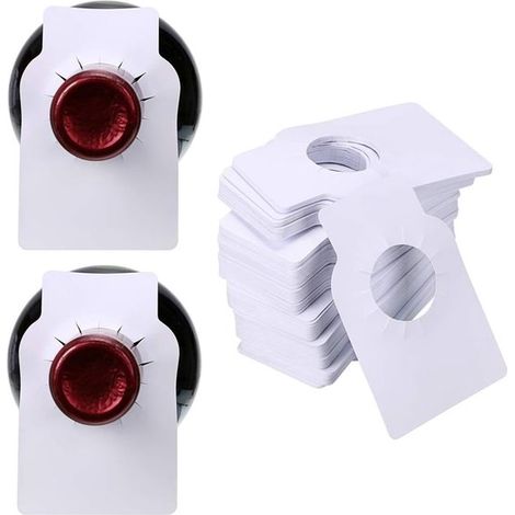 Etiquetas para botellas de vino,Etiquetas para botellas,año y notas de cata,colecciones de bebidas,5,79 cm,200 unidades,blanco (1/5)
