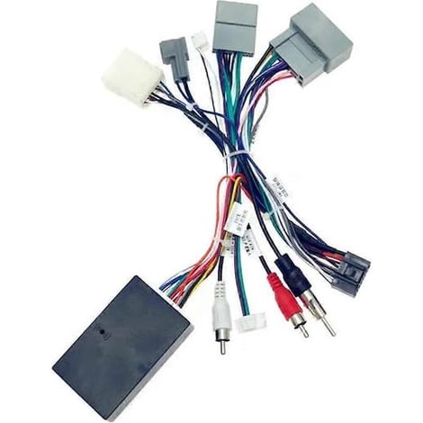 Ecleanfy - Adaptateur de câble d'alimentation pour autoradio Android 16 broches avec boîtier Canbus compatible avec / 2012-2015 Ligne modifiée dédiée - Parfait (1/5)