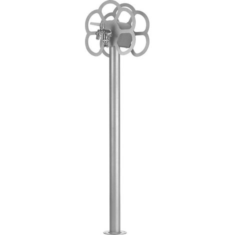 Fontana da Giardino con Rubinetto e Portatubo Integrato Belfer 42/SRF Alluminio (1/5)