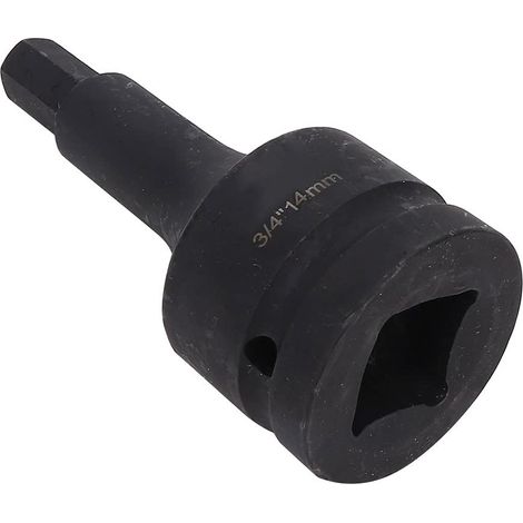 Douille antidéflagrants à choc 3/4 po Hex 42 Chrome Molybdène Accessoires pour outils à main à embout H12/H14/H17/H19 (douille de tournevis 3/4 po H14 (1/5)