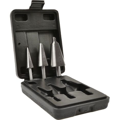 Juego de brocas sin escalonamiento de 3 piezas de 3 a 30 mm (50) (1/5)
